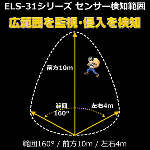 エルパ LEDセンサーライト ソーラータイプ(2灯) ESL-312SL-イメージ9