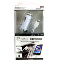 ウイルコム LightningコネクタDC充電器 iPod/iPhone用 ホワイト MB116WH