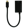 ミヨシ USB-PD対応Type-C-D-sub変換アダプタ ブラック USA-PDS1/BK
