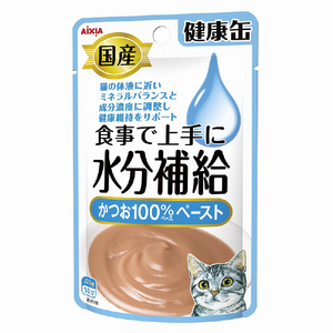 アイシア 国産 健康缶パウチ 水分補給 かつおペースト 40g ｹﾝｺｳPｽｲﾌﾞﾝﾎｷﾕｳｶﾂｵﾍﾟ-ｽﾄ40-イメージ1