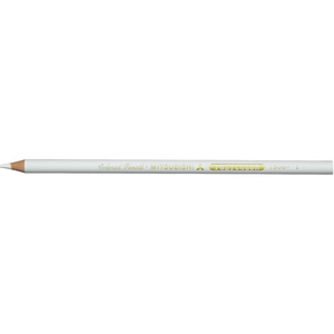 三菱鉛筆 ポリカラー(色鉛筆) 白 1本 F728647-H.K7500B.1-イメージ1