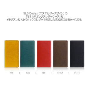 SLG Design iPhone XR用ケース Minerva Box Leather Case タン SD13680I61-イメージ3