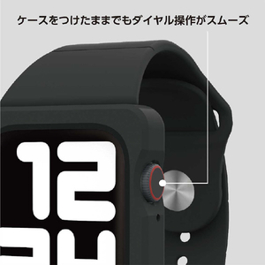 EYLE Apple Watch Series 6/5/4/SE用ケース付きバンド 40mm TILE CHARCOAL XEA04-TL-CH-イメージ9
