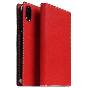 SLG Design iPhone XR用ケース Minerva Box Leather Case レッド SD13682I61-イメージ1