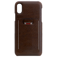 SLG Design iPhone XR用ケース Minerva Box Leather Back Case ブラウン SD13686I61