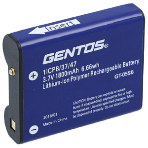 ジェントス ジェントス専用充電池 GT-05SB-イメージ1