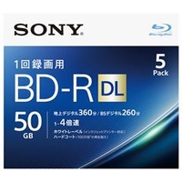 SONY 録画用50GB 2層 1-4倍速対応 BD-R追記型 ブルーレイディスク 5枚入り 5BNR2VJPS4