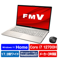 富士通 ノートパソコン e angle select LIFEBOOK NHシリーズ シャンパンゴールド FMVN90H1GE