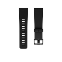 Fitbit Versa専用純正交換用クラシックリストバンド Lサイズ ブラック FB166ABBKL