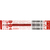 ゼブラ ジェルボールペン替芯JF-0.5芯 赤 1本 F850236-RJF5-R-イメージ1