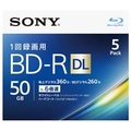 SONY 録画用50GB 2層 1-6倍速対応 BD-R追記型 ブルーレイディスク 5枚入り 5BNR2VJPS6