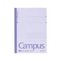 コクヨ キャンパスノート セミB5 A罫 カラー表紙 紫 30枚 F051890-ﾉ-3CAN-V
