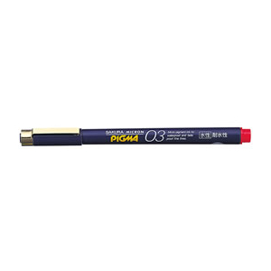 サクラクレパス ピグマ03 顔料水性ペン 赤 F803128-ESDK03#19-イメージ1