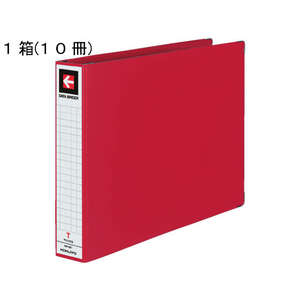 コクヨ データバインダーT(バースト用・ワイド)T11×Y15 赤10冊 1箱(10冊) F835989-EBT-551R-イメージ1