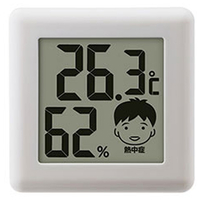 ドリテック デジタル温湿度計 ピッコラ ホワイト O282WT