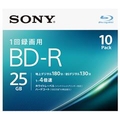SONY 録画用25GB 1層 1-4倍速対応 BD-R追記型 ブルーレイディスク 10枚入り 10BNR1VJPS4