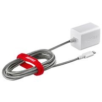 BUFFALO 2．4A USB急速充電器 Lightningケーブル一体型タイプ(1．5m) iPod/iPhone/iPad用 ホワイト BSMPA2403LC1WH