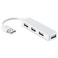 エレコム USB2．0ハブ コンパクトタイプ(4ポート・7cm) ホワイト U2H-SN4NBWH