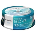SONY 録画用25GB 1層 1-4倍速対応 BD-R追記型 ブルーレイディスク 30枚入り 30BNR1VJPP4