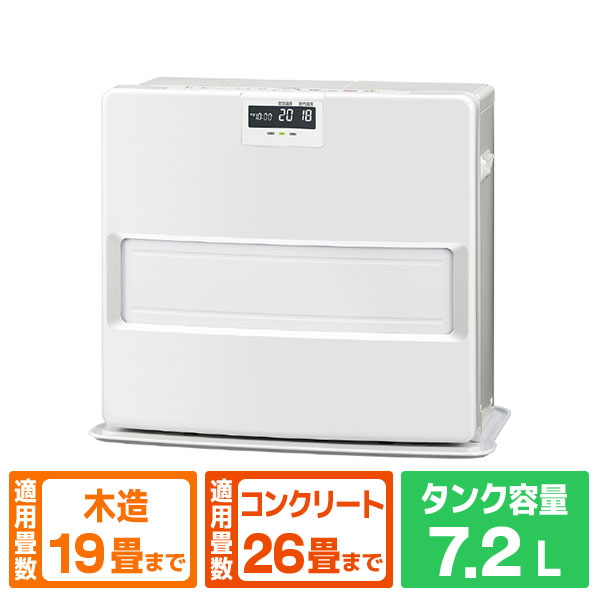 コロナ 石油ファンヒーター VXシリーズ (W)ホワイト FH-VX7325BY(W)