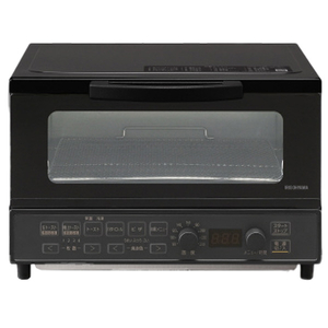 アイリスオーヤマ マイコン式オーブントースター ブラック MOT-401-B-イメージ2