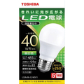 東芝 LED電球 E26口金 全光束485lm(4．4W一般電球 全方向タイプ) 昼白色相当 LDA4N-G/40V1