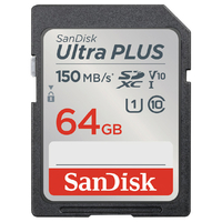 サンディスク ウルトラ プラス SDカード(64GB) SDSDUWC064GJN3IN