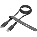 多摩電子工業 PD60W USB-C to USB-Cケーブル(1．0m) ブラック TSC263CC10K