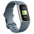 Fitbit 【Suica対応】GPS搭載フィットネストラッカー L/Sサイズ Charge5 スチールブルー/プラチナ ステンレススチール FB421SRBUFRCJK