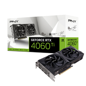 PNY グラフィックカード GeForce RTX 4060 Ti 8GB VERTO STANDARD DUAL FAN VCG4060T8DFXPB1-イメージ1