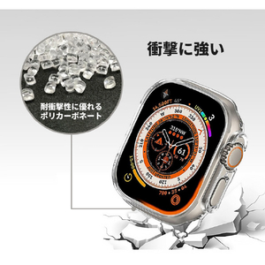 TF7 Apple Watch Ultra 49mm用ハードケース Air Skin シャンパンシルバー TF72724-イメージ8