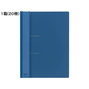 コクヨ ファスナーファイル〈レポート〉 A4タテ 2穴 100枚収容 青 20冊 1箱(20冊) F810208ﾌ-P160B-イメージ1