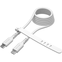 多摩電子工業 PD60W USB-C to USB-Cケーブル(2．0m) ホワイト TSC263CC20W