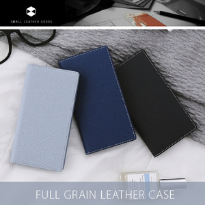 SLG Design iPhone 12/12 Pro用ケース Full Grain Leather Case パウダーブルー SD19732I12P-イメージ2
