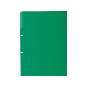 コクヨ カラークリヤーホルダー A4タテ 2穴 緑 5枚 F818099-ﾌ-750G-イメージ1