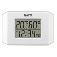タニタ デジタル温湿度計 ホワイト TT574WH