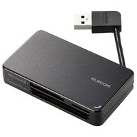 エレコム USB3．0対応メモリカードリーダー(ケーブル収納型タイプ) ブラック MR3-K303BK