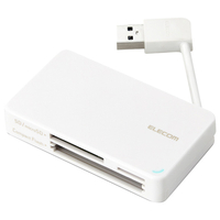 エレコム USB3．0対応メモリカードリーダー(ケーブル収納型タイプ) ホワイト MR3-K303WH