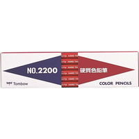トンボ鉛筆 硬質色鉛筆 2200単色赤 F822043-2200-25