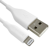 イツワ商事 USB-A to Lightning Cable(0．5m) ホワイト MLTS2205WH