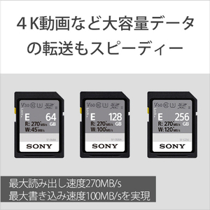 SONY SDXC UHS-II メモリーカード(128GB) SF-Eシリーズ SF-E128AT-イメージ4