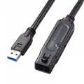 サンワサプライ USB3．2アクティブリピーターケーブル(抜け止めロック機構付き) 15m KB-USB-RLK315