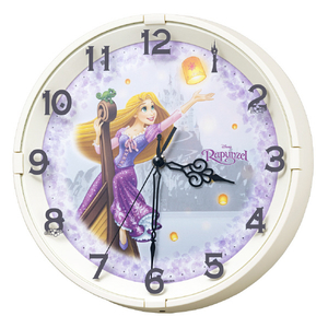 リズム 掛時計M817/ラプンツェル Disney アイボリー 8MG817MC10-イメージ1