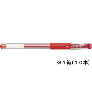 三菱鉛筆 ユニボールシグノ 0.5mm 赤 10本 1箱(10本) F876451-UM15105.15-イメージ1