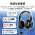 エレコム 両耳オーバーヘッドタイプ USB ヘッドセット ブラック HS-HP30UBK-イメージ3