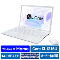 NEC ノートパソコン LAVIE N14 パールホワイト PC-N1435GAW