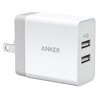 ANKER USB急速充電器 24W 2ポート ホワイト A2021123