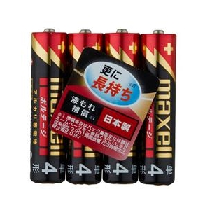 マクセル アルカリ乾電池 単4形 ボルテージ LR03(T)4P-イメージ1