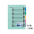 コクヨ カラー仕切カード(ファイル用) A4タテ 5山 2穴 100組 1箱(100組) F840752-ｼｷ-60-イメージ1
