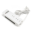 エアージェイ PD20W対応 USB+AC電源タップ(1．5m) ホワイト AOT-415WH